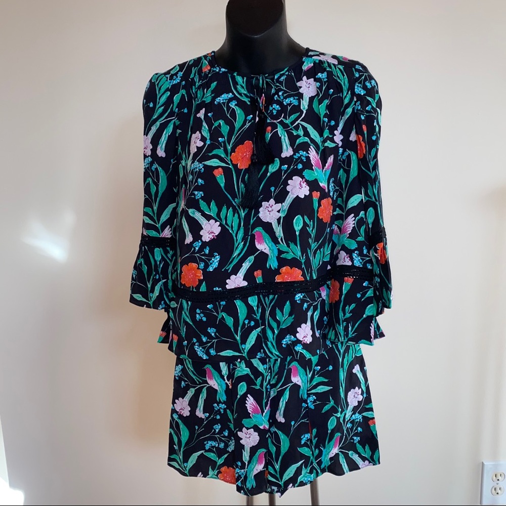 NWT Kate Spade Jardin Creme Romper Size 00 $378